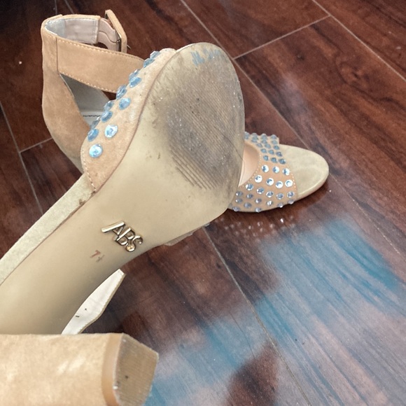 Abs nude tan heels diamonds sparkles - Picture 4 of 4